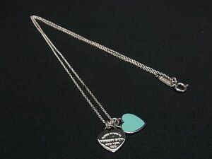 1円 ■新品同様■ TIFFANY＆Co ティファニー リターントゥティファニー SV925 ネックレス ペンダント アクセサリー シルバー系 FC6872