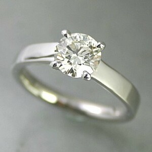 婚約指輪 安い プラチナ ダイヤモンド 0.8カラット 鑑定書付 0.80ct Dカラー VS2クラス 3EXカット GIA