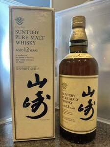 【未開栓】SUNTORY サントリー 山崎 12年 ピュアモルト ウイスキー 750ml 43％ 箱付き