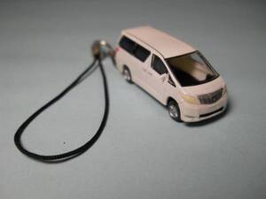 携帯ストラップ トヨタ アルファード ホワイト Alphard フィギュア マスコット アクセサリー