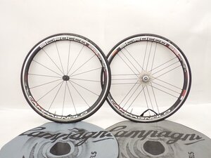 Campagnolo カンパニョーロ 前後ホイール ペア SCIROCCO 35mm クリンチャー シロッコ SHIMANO ULTEGRA CS-6700 10s 付き □ 7105C-2