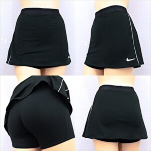 PY6-007◇//Lサイズ♪NIKE/ナイキ♪DRI-FIT*ウエストゴムあり♪インナースパッツ一体型スコート※一番安価な送料はゆうパケットなら250円♪