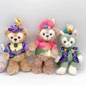 新品☆お顔厳選☆TDS 東京ディズニーシー☆イースター 2017 ぬいぐるみバッジ ダッフィー シェリーメイ ジェラトーニ☆ぬいば