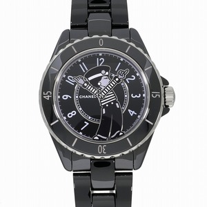 シャネル マドモアゼル J12 ラパウザ 38MM H7609 ブラック ユニセックス 新品 送料無料 腕時計