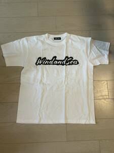 送料無料 L WIND AND SEA spray logo tee white ウィンダンシー 白 Tシャツ ホワイト 熊谷隆志 windandsea Lサイズ 