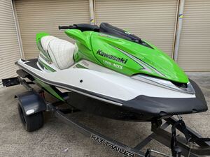 【大阪発】WING特選中古艇 KAWASAKI ジェットスキー ウルトラ250X 2008年モデル 琵琶湖艇 1オーナー 程度上 アワー 62h リアウイング付