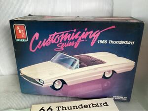 【H0603】 amt ERTL プラモデル　1966 Thunderbird 1/25 MODEL KIT 未組立取扱説明書　箱入り