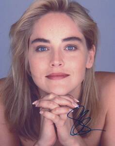 Sharon Stone シャロン・ストーン★直筆サイン写真★証明書COA◆1209