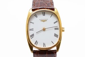 稼働品 ロンジン ゴールド 手巻き メンズ 腕時計 LONGINES