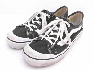 VANS バンズ V356 BLACK BALL ローカット スニーカー size23cm/黒 ■■ ☆ dfc3 レディース