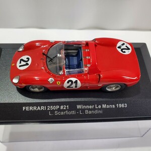 ixo イクソ 1/43 「Ferrari 250 P #21 WINNER Le Mans 1963 RED 」 フェラーリ 250P ル・マン 優勝車 イタリア製 新品未使用 419