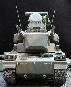 ピットロード 1/35 グランドアーマーシリーズ 陸上自衛隊 87式自走高射機関砲 （高射教導隊） 制作完成品