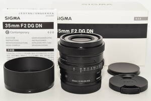 【特上品】 SIGMA シグマ Lマウント レンズ 35mm F2 DG DN 単焦点 標準 フルサイズ Contemporary ミラーレス 専用　#7525