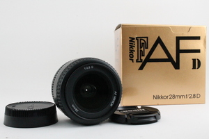 ★ほぼ新品級★ NIKON AF NIKKOR 28mm F2.8 D 元箱シリアル一致 #L535