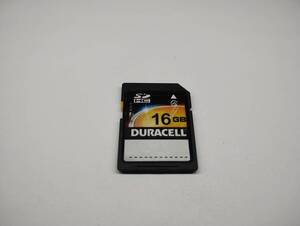 DURACELL　16GB　SDHCカード　フォーマット済み　SDカード　メモリーカード