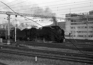 西日本シリーズ　SL　下関駅　山陰本線　松阪駅など。昭和40年代　白黒　123枚　詳細不明 CD-Rで