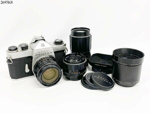 ★ASAHI PENTAX アサヒ ペンタックス SL Super-Takumar 1:1.8/55 1:3.5/28 1:3.5/135 一眼レフ フィルムカメラ ボディ レンズ 2693K8-9