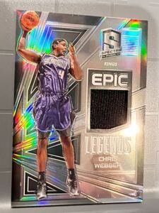 SSP/149枚 Prizm Jersey 17 Panini Chris Webber クリス・ウェバー NBA 実使用 ユニフォーム Kings Warriors バスケ All-star HOF Legend