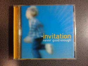 ★送185円★24H内発送★never good enough invitation★再生確認済★