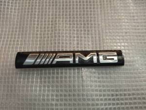 【ゆうパケット送料込】AMG エンブレムブレート ブラック　縦1.2㎝×横7.5㎝