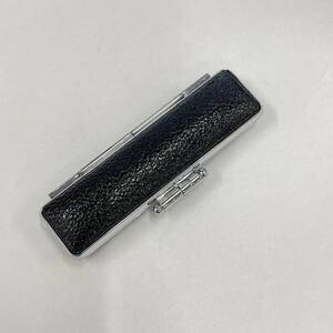 【送料無料】激安！！　黒モミ 印鑑ケース・朱竹　10.5mm×60mm 【No.103】