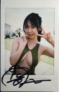 相原美咲　ひとめぼれ　DVD撮影現場チェキ　直筆サイン入り