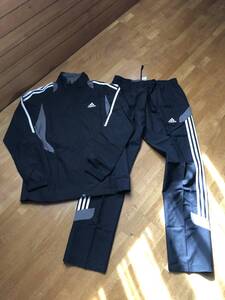 adidas　ウインドブレーカー　上下　L　ブラック