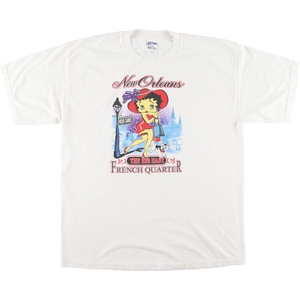 古着 90年代 ギルダン GILDAN BETTY BOOP ベティブープ キャラクタープリントTシャツ メンズXL ヴィンテージ /eaa399860