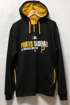 MLB パイレーツ　PIRATES ハーフジップ　パーカー　マジェスティック