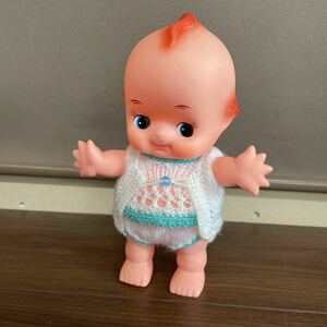 【キューピー】キューピーちゃん 人形 ソフビ人形 昭和レトロ 高さ約22cm