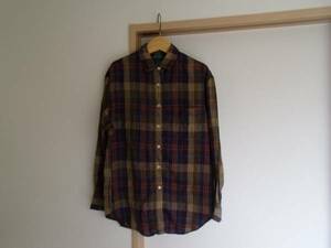 RALPH LAUREN LINEN CHECK ラルフローレン リネン シャツ 麻