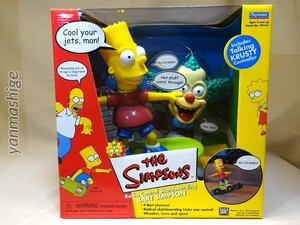 新品レア！シンプソンズ ビッグサイズ トーキング・バート スケボー＆クラスティ Radio Control Skateboarding BART SIMPSON