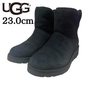 UGG アグ ムートンブーツ　サイズ23cm ブラック シープスキン