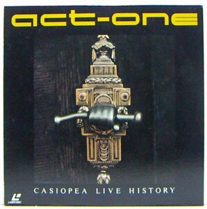 LD,カシオペア　CASIOPEA　ACT-ONE　レーザーディスク