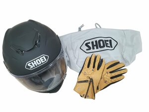 ◎【美品】SHOEI ショウエイ フルフェイス ヘルメット GT-Air II ブラック XXL 手袋付 AIM+ シェル構造 JIS規格 FULL-FACE HELMET 収納袋付