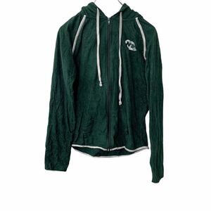 Reebok ジップアップフリースジャケット Lサイズ リーボック ダークグリーン 古着卸 アメリカ仕入 t2204-3192