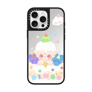 CASETiFY×dimooケース ミラーケース iPhoneケース POP MARTスマホ保護 iPhone耐衝撃iPhone16/16pro//15/15pro/14/14pro/13/13pro/12