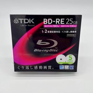 Blu-ray Disc ブルーレイディスク くり返し録画用 TDK BD-RE 25GB 新品未開封　