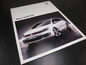 ■VW フォルクスワーゲン GOLF ゴルフ VI 5K型 Golf GTI 2009年 カタログ