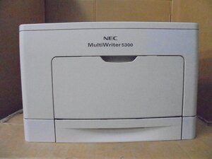 ＊中古レーザープリンタ【NEC MultiWriter5300】残量不明トナー/ドラム付き ＊2306091