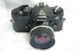 Nikon FM ブラック Ai-s NIKKOR 20mm 1:2.8
