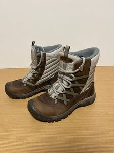 25.0cm KEEN HoodooIII LaceUP キーン フードゥー 防寒ブーツ スノーブーツ 防寒 防水 ブーツ シューズ スニーカー アウトドア レディース