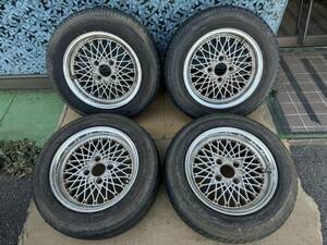 SPEED STAR SSR TYPE B TYPE C 15インチ 7J +13 +26 114.3 5穴/ヨコハマ 195/65R15 ナンカン 205/60R15 4本セット #401-4