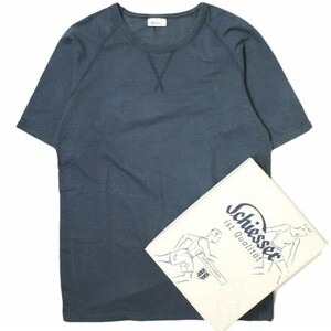 Schiesser シーサー ANTON - Shirt 1/2 VガゼットラグランTシャツ 142150 4/S NAVY 半袖 クルーネック カットソー トップス g17813