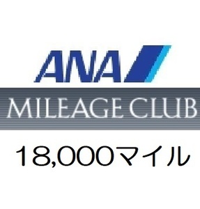 【即決 匿名】全日空ANA18,000マイル　希望の口座へ加算