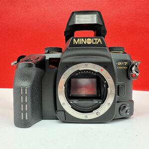 ▲ MINOLTA α-7 LIMITED 一眼レフカメラ フィルムカメラ ボディ 動作確認済 シャッター、フラッシュOK ミノルタ