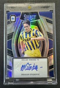 ドラガン・ストイコビッチ 2023-24 Panini Select Serie A Soccer Dragan Stojkovic Auto 直筆サインカード SP 名古屋グランパス