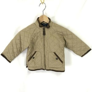 Ralph Lauren★キルティングブルゾン/ジャンパー/ジャケット【kids size-18M（1～2歳/茶/ブルゾン】jumper◆BH181