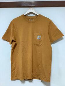 も1310 Carhartt WIP カーハート ポケットTシャツ 半袖Tシャツ M ブラウン キャメル ストリート