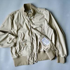 【未使用 ENGINIEERED GARMENTS Tankers Jacket 65/35ポプリンシェル タン 表記XS USA製】ミリタリータンカースジャケットベージュ